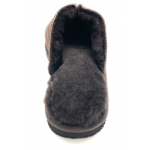 thies Schaffellpantoffel Sheepskin Slipper braun Hausschuhe Herren